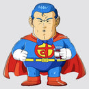 Funny Superman Stickers Personalized Customizable for Refrigerator Luggage