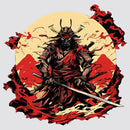 Bushido Swordsman Sticker Personalized Customizable for Refrigerator Wall Laptop