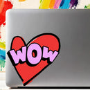 Heartbeat Sticker Waterproof No bubbles Personalized for Thermos Luggage Wall