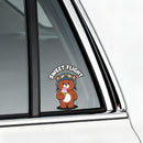 Adorable Panda Vinyl Stickers Customizable Laptop Water Bottle Car Decor