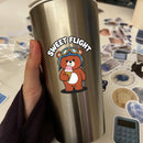 Adorable Panda Vinyl Stickers Customizable Laptop Water Bottle Car Decor