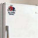 Vinyl Sticker Football All Stars Helmet Car Window Laptop Bottle