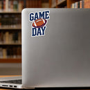 Vinyl Sticker Football Game Day Car Window Laptop Bottle Tumbler