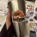 Vinyl Sticker Off Road Car Desert Cactus Car Window Laptop Bottle
