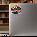 Vinyl Sticker Off Road Car Mountain Snow Car Window Laptop Bottle