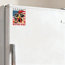 Vinyl Sticker Western Spirit Rooster American Flag Car Window Laptop