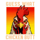 Vinyl Sticker Guess What Chicken Butt Car Window Laptop Bottle Tumbler