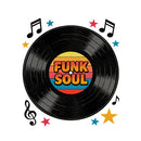 Vinyl Sticker Funk Soul Record Vinyl Car Window Laptop Bottle Tumbler