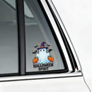 Vinyl Sticker Halloween Spirit Cat Ghost Pumpkin Car Window Laptop