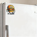 Vinyl Sticker Walking Burger Car Window Laptop Bottle Tumbler Skateboard