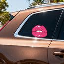 Pink lips Stickers Self-adhesive No bubbles Personalized for Window Refrigerator