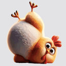 Dancing chick Sticker Waterproof Customizable for Luggage Thermos Laptop Wall