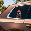 Samurai Stickers Waterproof Self-adhesive for Luggage Window Refrigerator