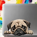 Mangy dog Sticker Waterproof Customizable for Window Luggage Refrigerator