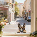 Shepherd Dog Sticker Self-adhesive Customizable for Luggage Laptop Refrigerator