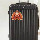 Serious Orangutan Sticker Waterproof Self-adhesive for Luggage Thermos Glass