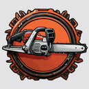 Chainsaw Tool Sticker No bubbles Sunproof for Luggage Window Laptop Thermos