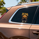 Biohazard Mask Man Sticker Customizable No bubbles for Luggage Laptop Wall