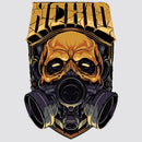 Biohazard Mask Man Sticker Customizable No bubbles for Luggage Laptop Wall