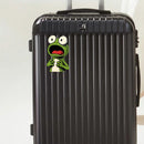 Surprised frog Sticker Customizable No bubbles for Luggage Thermos Window Wall