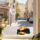 Golden mountain Sticker Waterproof Sunproof Personalized for Window Thermos