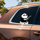 Gas Station Panda Sticker Personalized Sunproof for Luggage Refrigerator Wall