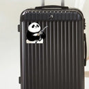 Gas Station Panda Sticker Personalized Sunproof for Luggage Refrigerator Wall