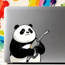 Gas Station Panda Sticker Personalized Sunproof for Luggage Refrigerator Wall