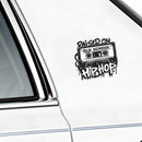 Old School Hip Hop Cassette Sticker for Car Laptop Water Bottle Skateboard