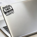 Old School Hip Hop Cassette Sticker for Car Laptop Water Bottle Skateboard