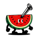 Funny Watermelon Nail Sticker for Car Laptop Water Bottle Skateboard Luggage