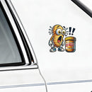 Surprised Peanut Butter Sticker for Car Laptop Water Bottle Skateboard Notebook