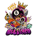 8 Ball Chill Day Billiard Sticker for Car Laptop Water Bottle Skateboard Luggage