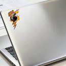 SDG Turbo Flame Sticker for Car Laptop Water Bottle Skateboard Toolbox