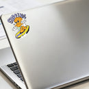 Surfing Cartoon Sticker for Car Laptop Water Bottle Skateboard Luggage Notebook