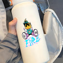 Fire Flammable Cartoon Sticker for Car Laptop Water Bottle Skateboard Luggage