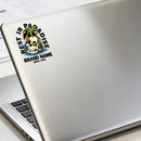 Vinyl Rest In Paradise Skull Sticker for Laptop Water Bottle Car Notebook