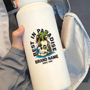 Vinyl Rest In Paradise Skull Sticker for Laptop Water Bottle Car Notebook