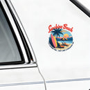 Vinyl Sunshine Beach Sticker for Laptop Water Bottle Car Notebook Summer