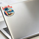 Vinyl Sunshine Beach Sticker for Laptop Water Bottle Car Notebook Summer