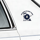Vinyl Donut Deserve Good Thing Sticker for Laptop Water Bottle Car Notebook