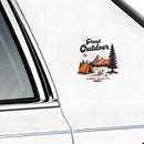 Vinyl Great Outdoor Tent Sticker for Laptop Water Bottle Car Notebook Camping