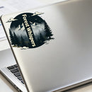 Vinyl Forest Whispers Sticker for Laptop Water Bottle Car Notebook Mountain