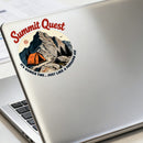 Vinyl Summit Quest Sticker for Laptop Water Bottle Car Notebook Camping