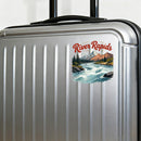 Vinyl River Rapids Sticker for Laptop Water Bottle Car Notebook Outdoor