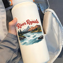 Vinyl River Rapids Sticker for Laptop Water Bottle Car Notebook Outdoor