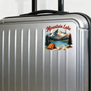 Vinyl Mountain Lake Sticker for Laptop Water Bottle Car Notebook Camping