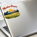 Vinyl Meadow Breeze Sticker for Laptop Water Bottle Car Notebook Outdoor