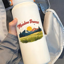 Vinyl Meadow Breeze Sticker for Laptop Water Bottle Car Notebook Outdoor