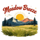 Vinyl Meadow Breeze Sticker for Laptop Water Bottle Car Notebook Outdoor